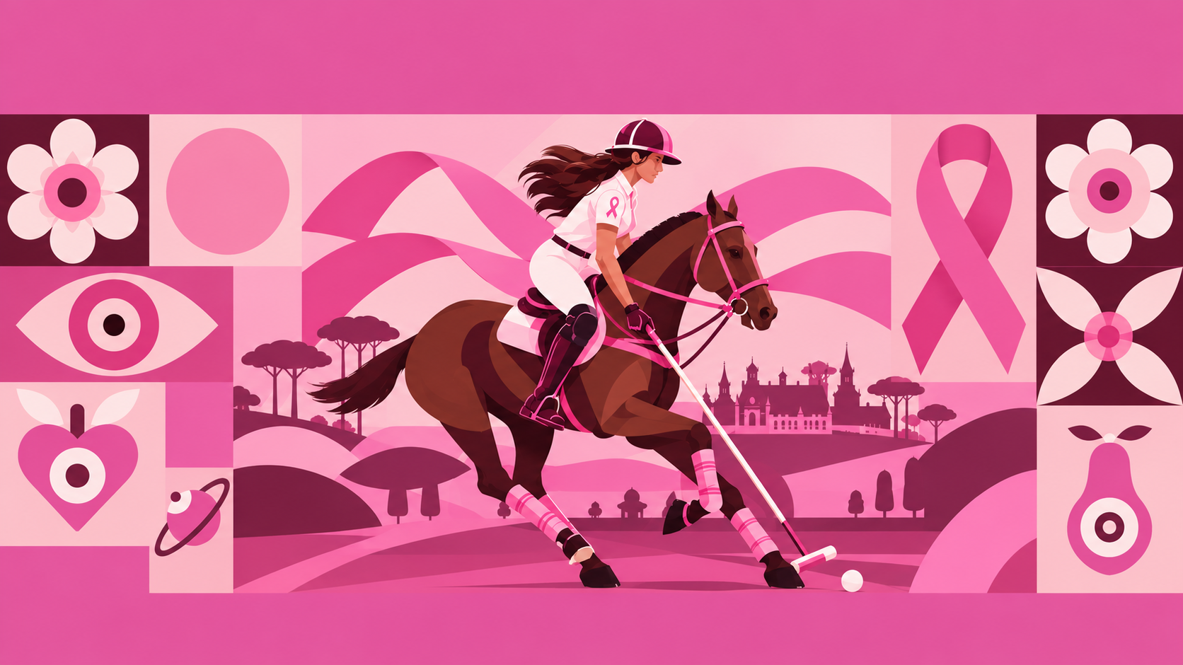 OCTOBRE ROSE AU POLO CLUB DE CHANTILLY : LE POLO S’ENGAGE CONTRE LE CANCER DU SEIN